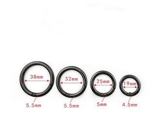 10pcs Purse O Ring Spring Gate O Ring Clasp Bag Accessories