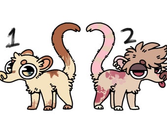 furry adopt fursona ref sheet