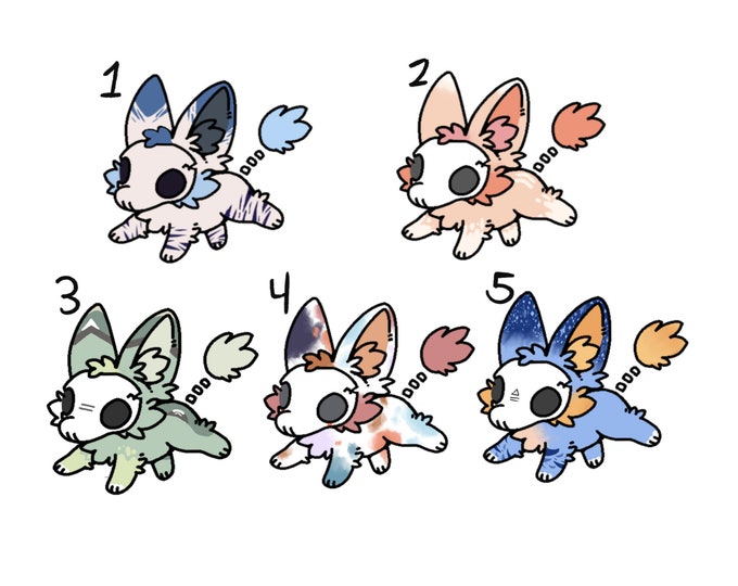 Skulldog Furry Premade Adoptables Adopt Skull Dog Fursona - Etsy