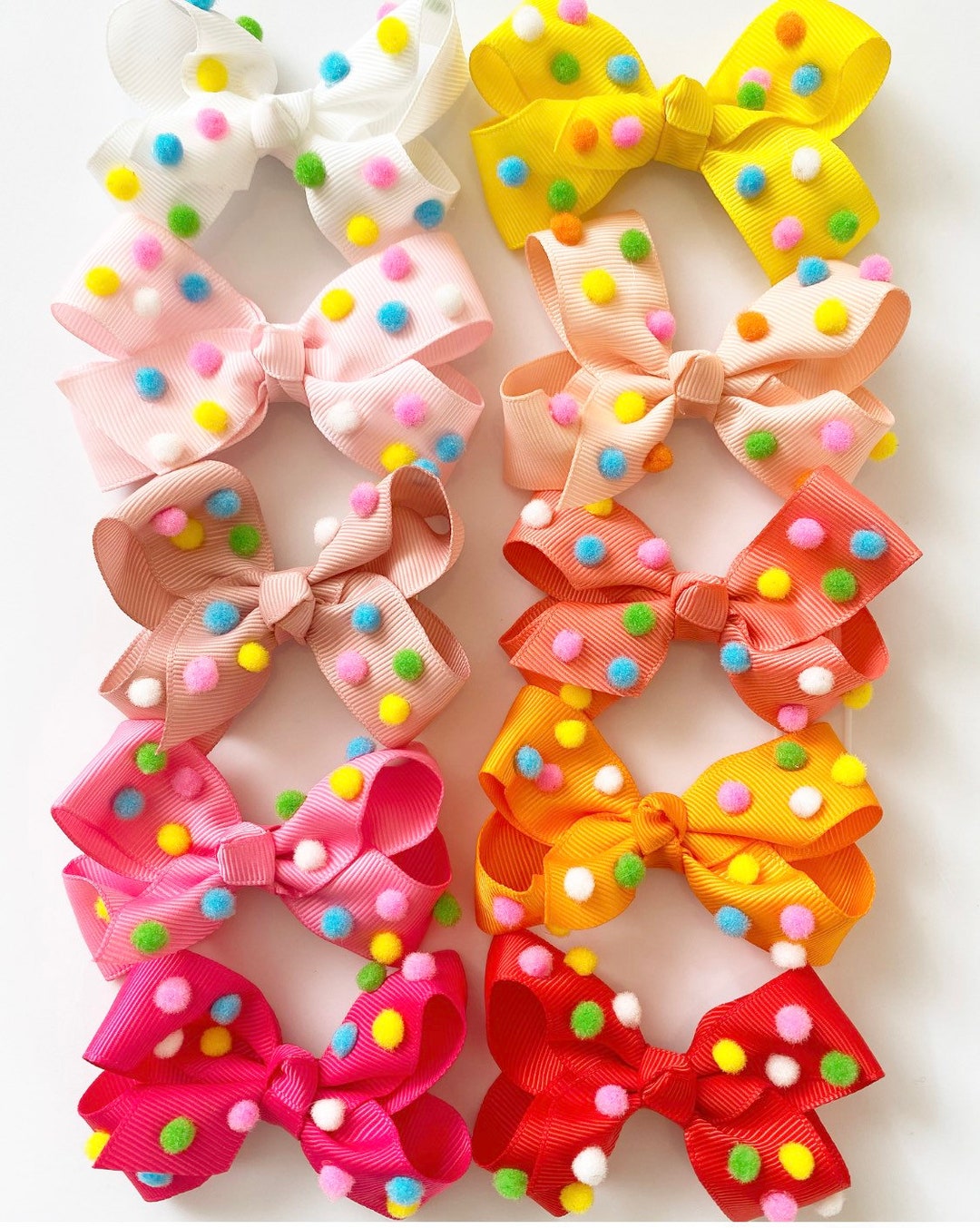 Bows Pom-Pom Hat by Bits & Bows