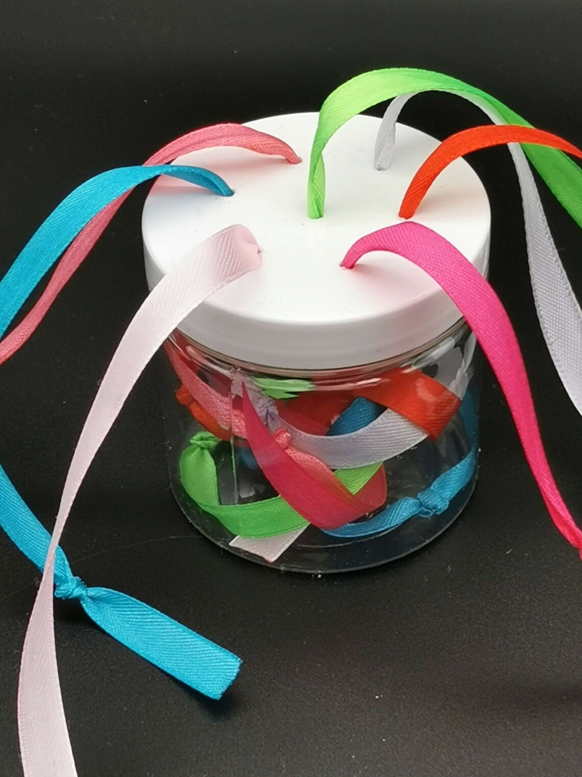 Baby Sensory toy Sensory ribbon cup Toy Peekaboo Toy Ribbon Etsy