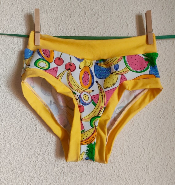 Fruity Booty Underwear, Comfy Pants, Lounge Underwear, Plus Size Lingerie, Stretchy  Undies, Funky Knickers 