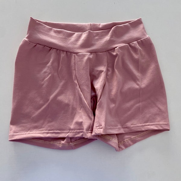 Women's Plain Pink Boxers, boyshorts, culotte, comfy pants, soft undies, women's underwear, ladies boxers, intimates