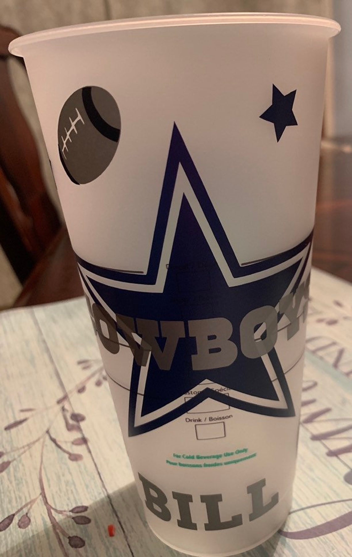 Starbucks Dallas Cowboys Cup Etsy