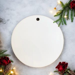 2.75&quot; Sublimation Holiday Ornament, Sublimation Blanks, Benelux hardboard blanks, MDF Ready to sublimate, Christmas Ornament, UNISUB