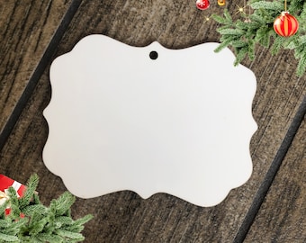Sublimation Holiday Ornament, Sublimation Blanks, Benelux hardboard blanks, MDF Ready to sublimate, Sublimation Christmas Ornament, UNISUB