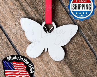 Sublimation Butterfly Ornament: Unisub MDF Hardboard Blank