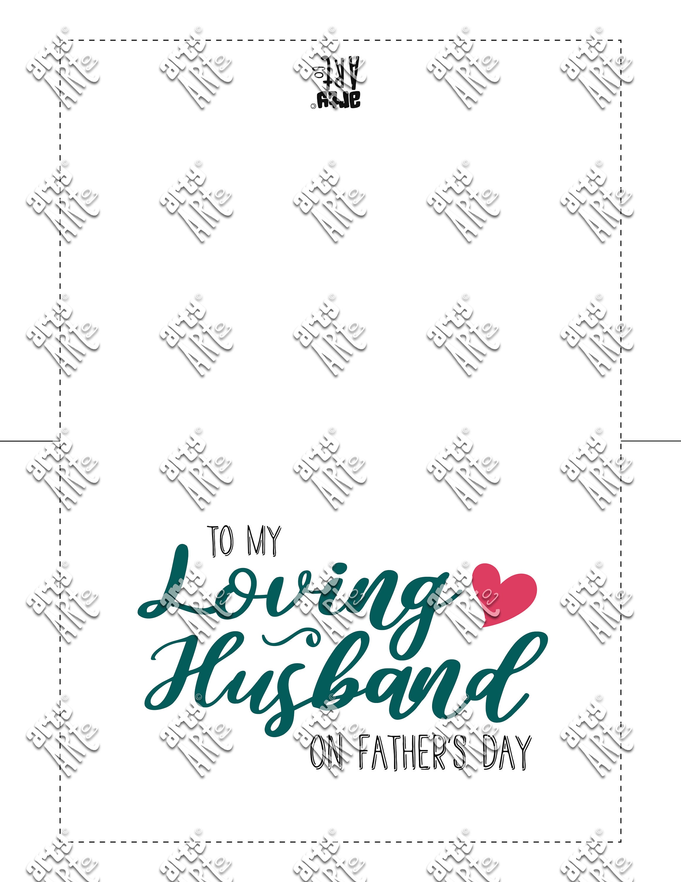 printable fathers day card for husband gift from wife etsy