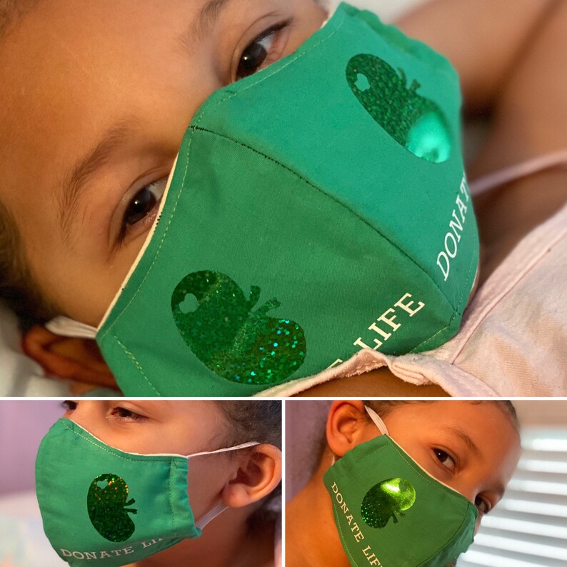 Face Mask with a purpose Spread Kidney Donation Awareness | Etsy