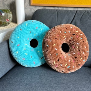 PDF pattern donut pillow, crochet donut pillow, donut pillow pattern, giant donut crochet pillow, home decor