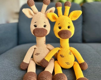 Crochet giraffe amigurumi Crochet giraffe toy Handmade giraffe