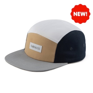 5 Panel Flat Brim Snapback Cap | Kids Hat | Baby Hat | Men&#39;s Hat | Matching Dad and kids | Gift Idea