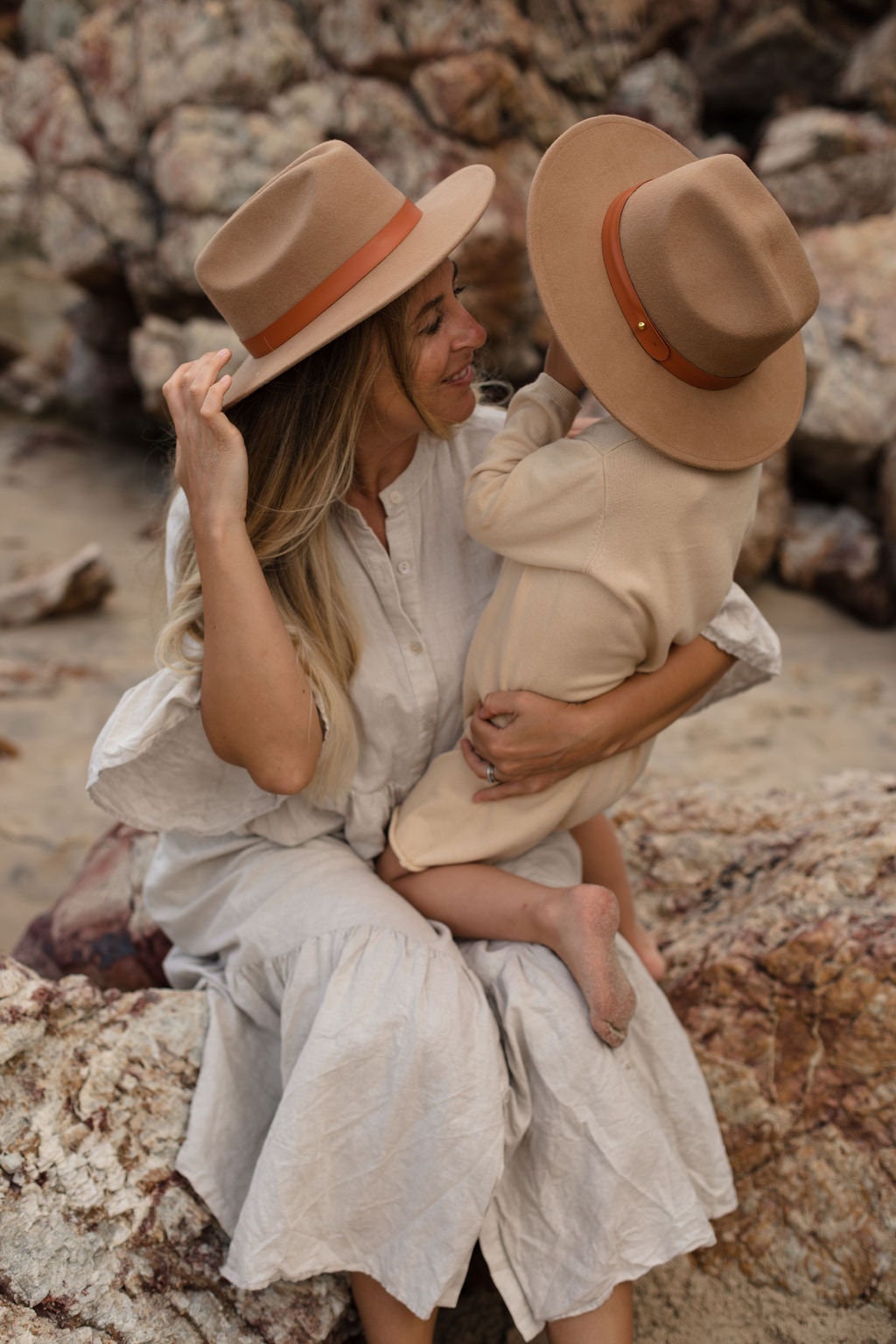 Caramel Rancher Fedora Hat (Small) - NEW Caramel Rancher – Boheme Collective main image 3