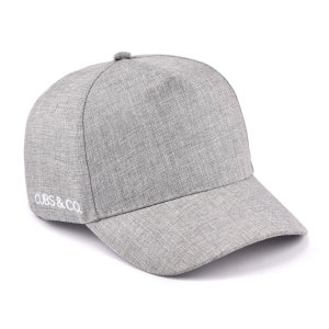 Grey Baseball Cap | Unisex Snapback Hat | Matching Baby, Toddler, Kids & Adults Sizes | Snapback Hat | Gift Idea