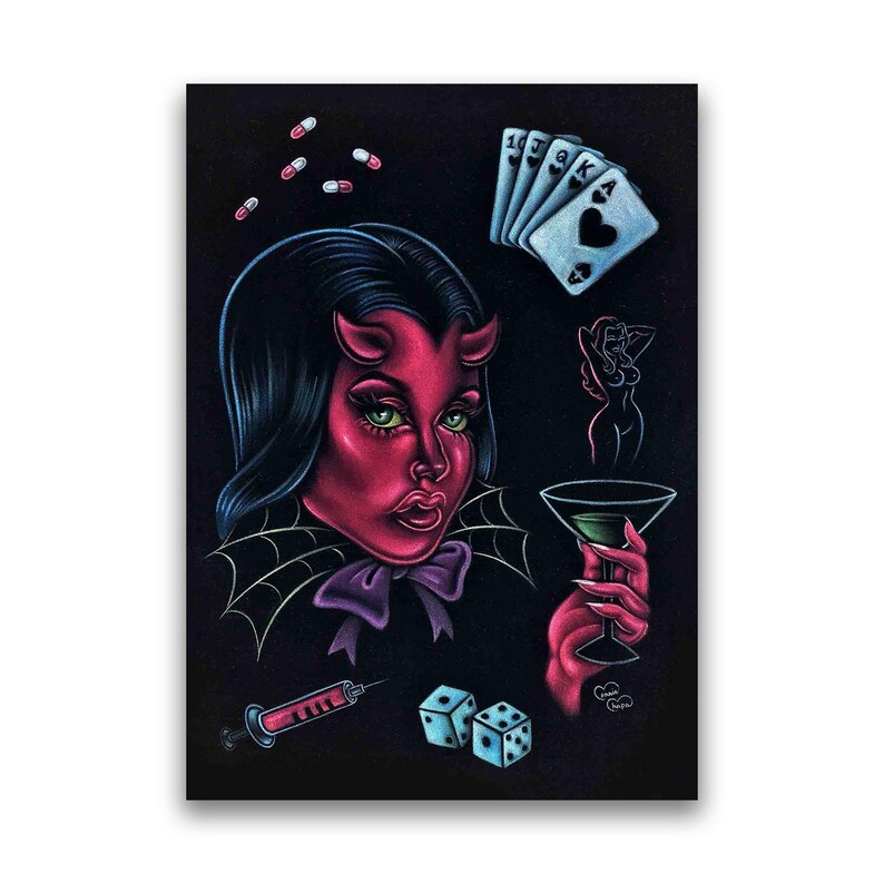 Man's Ruin| Art Print| Artwork by Connie Chapa - Etsy