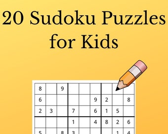 子供向け数独パズル20選：印刷可能な脳トレ（PDF）