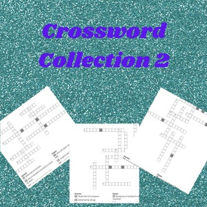 25 adult crossword general knowledge puzzles volume 1 etsy
