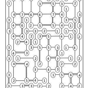 Hashi Bridges Puzzles PDF Printable Easy to Hard With Solutions ...