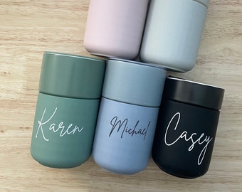 Personalized Ceramic Mug w/ Silicone Sleeve - Gift for Friends & Family, Party Favors, Tea Coffee Mug