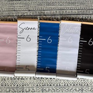 Tabla de crecimiento personalizada - Tabla de altura de lienzo - Regalo para bebé - Regalo para bebés niños y niñas, regalo para baby shower