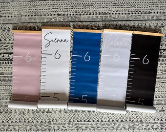 Tabla de crecimiento personalizada - Tabla de altura de lienzo - Regalo para bebé - Regalo para bebés niños y niñas, regalo para baby shower