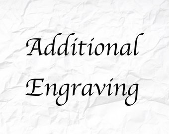 Grabado adicional - Opción complementaria