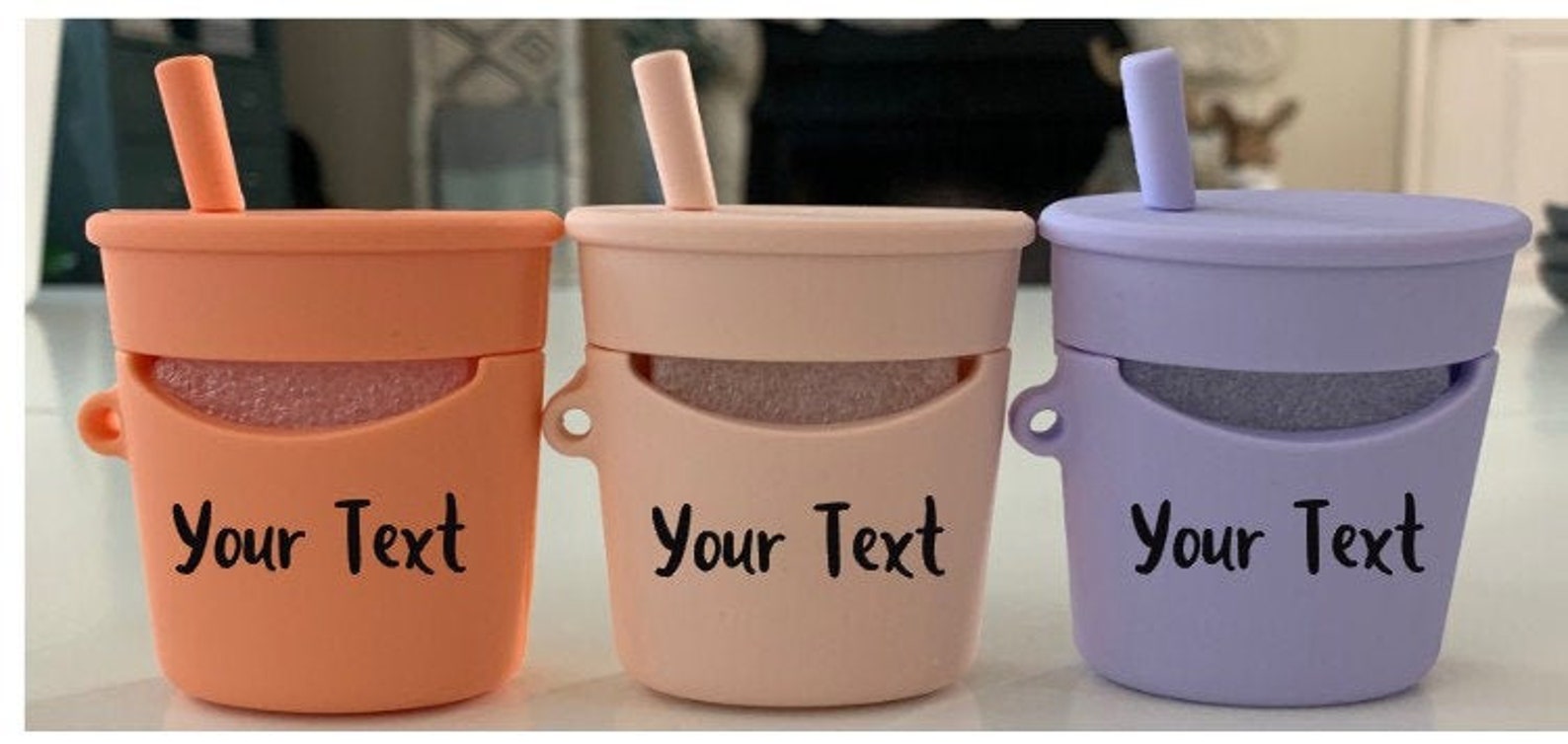 Boba Milk Tea Case Personalized Engraved Silicone Apple | Etsy