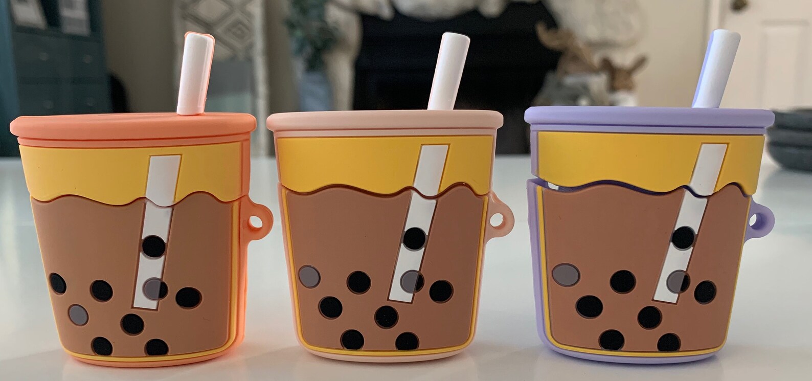 Boba Milk Tea Case Personalized Engraved Silicone Apple | Etsy