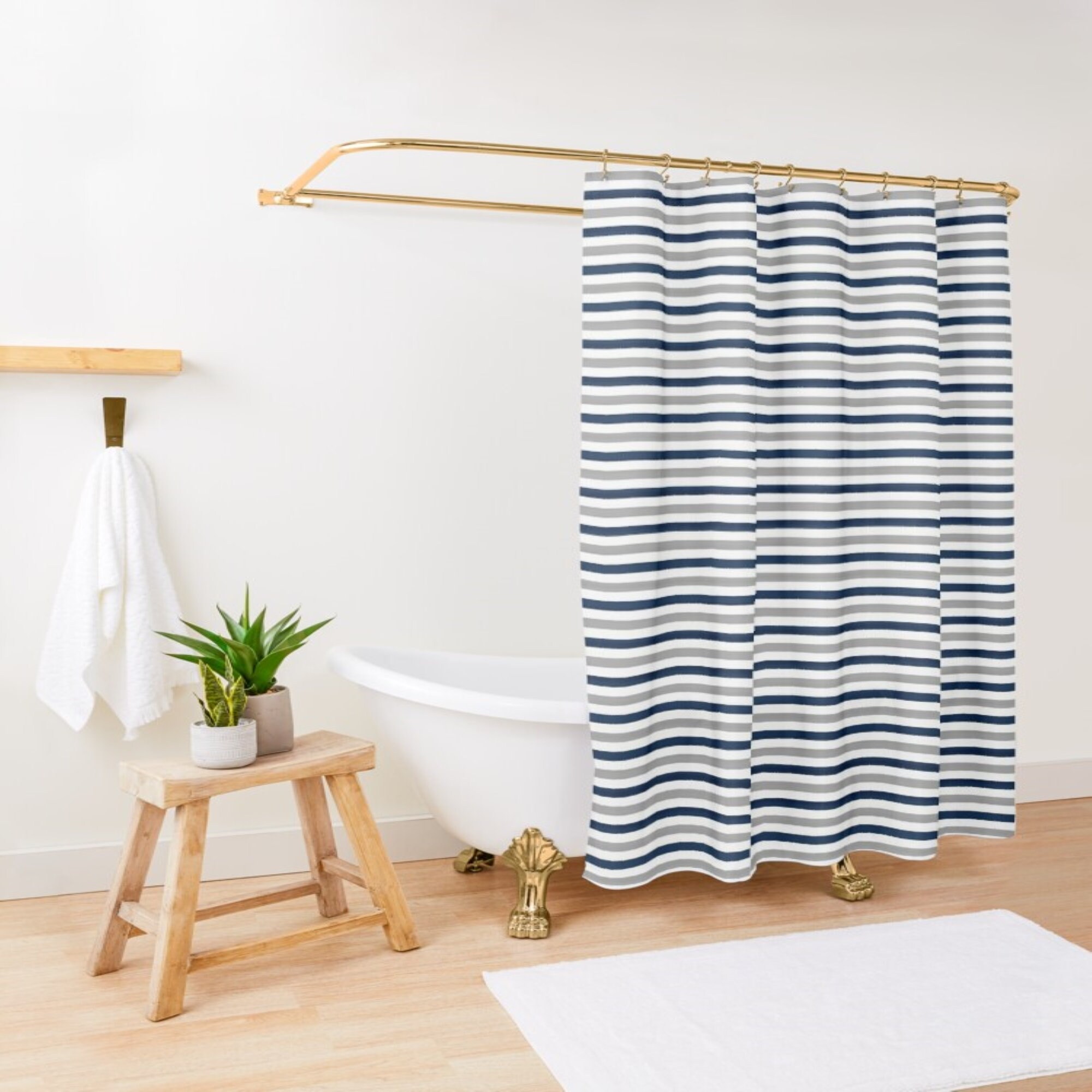 Nautical Shower Curtains Extra Long Shower Curtains Etsy