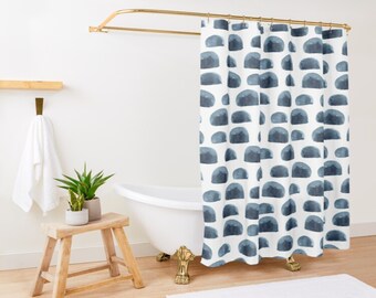 Shibori Shower Curtain, Diy Shibori Shower Curtain