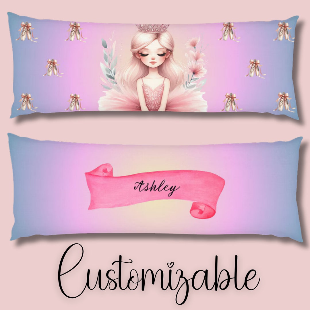Ballerina Bodypillow, Ballet Pink Pillow, Dance Gift, Ballet Dancer ...