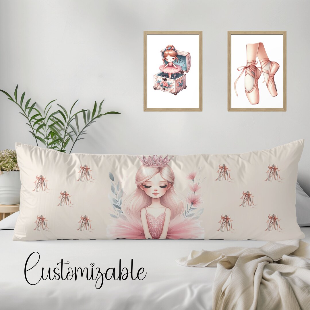 Ballerina Bodypillow, Ballet Pink Pillow, Dance Gift, Ballet Dancer ...