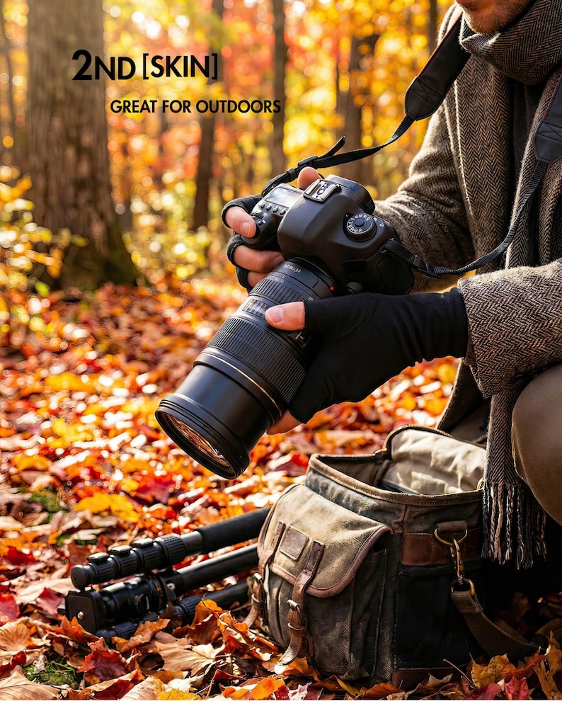 2nd[skin] - Computer Gloves - Fingerless Mittens - Texting Gloves ...