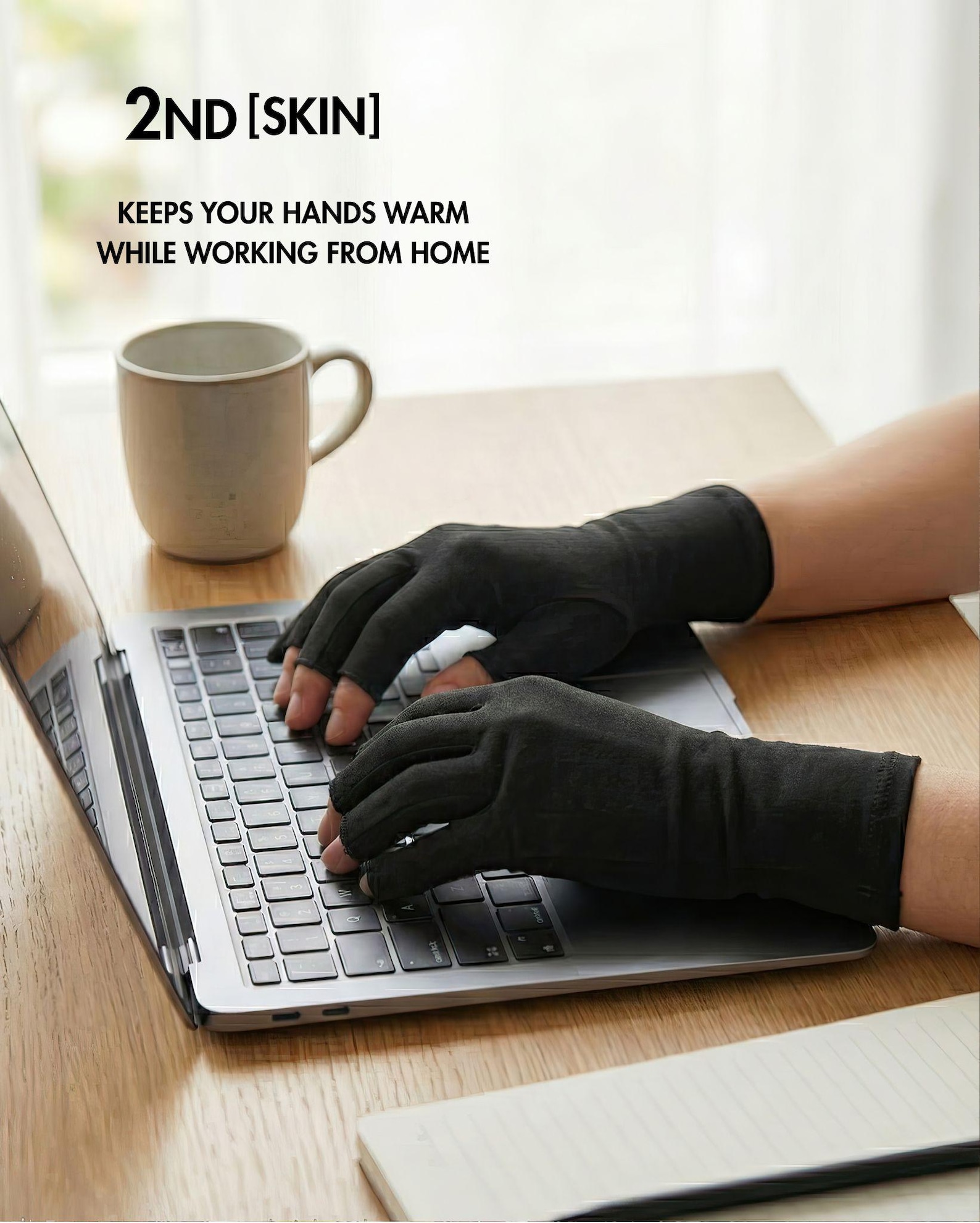 2nd[skin] - Computer Gloves - Fingerless Mittens - Texting Gloves ...
