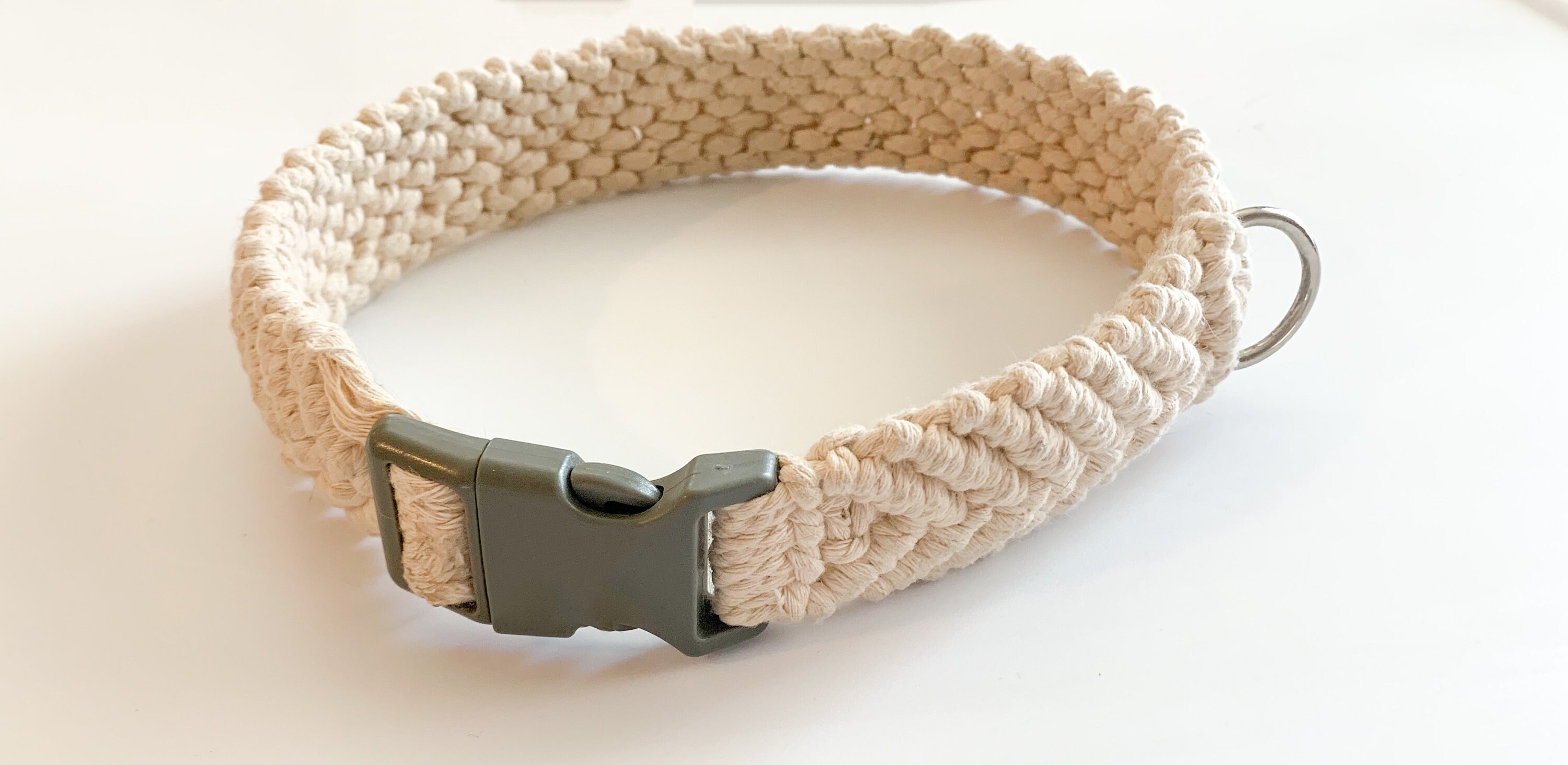 Macrame dog collar Etsy