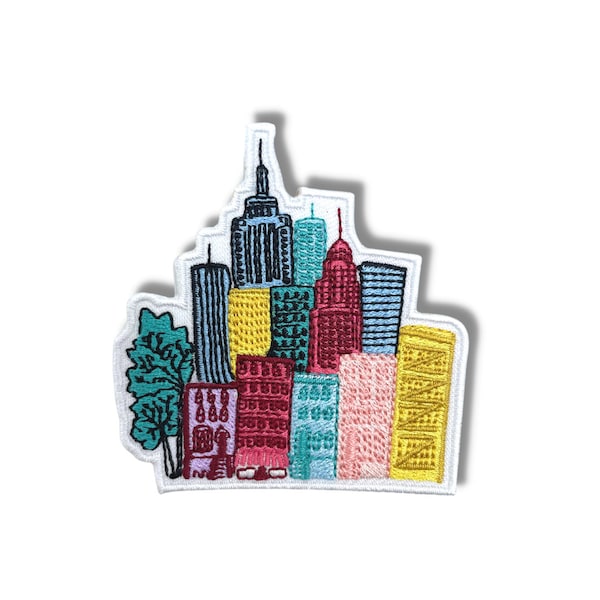 New York City Colorful Patch | NYC | Iron Patch | Easy to Apply | Cute and Preppy