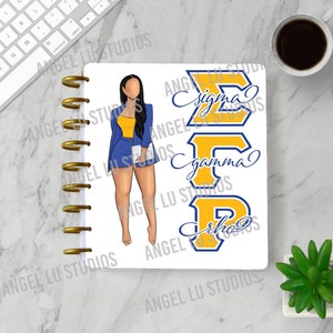 Sigma Gamma Rho Inspired Planner Cover Set, 1922 Custom Planner cover for your Erin Condren Planner cover set, Happy Planner cover set