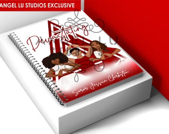 DEVASTATING DIVAS of Delta Sigma Theta Devastating Soror Notebook, Delta Notebook, DST Notebook 5.5" x 8.5"