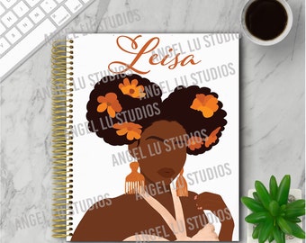 African American Planner Cover Set, Chocolate Sunshine Planner Cover Set, Black Girl Planner Cover Set, Black Girl Dashboard