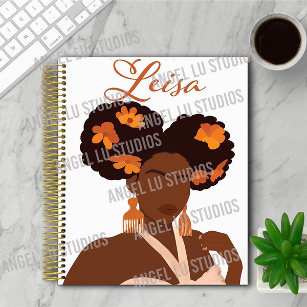 African American Planner Cover Set, Chocolate Sunshine Planner Cover Set, Black Girl Planner Cover Set, Black Girl Dashboard