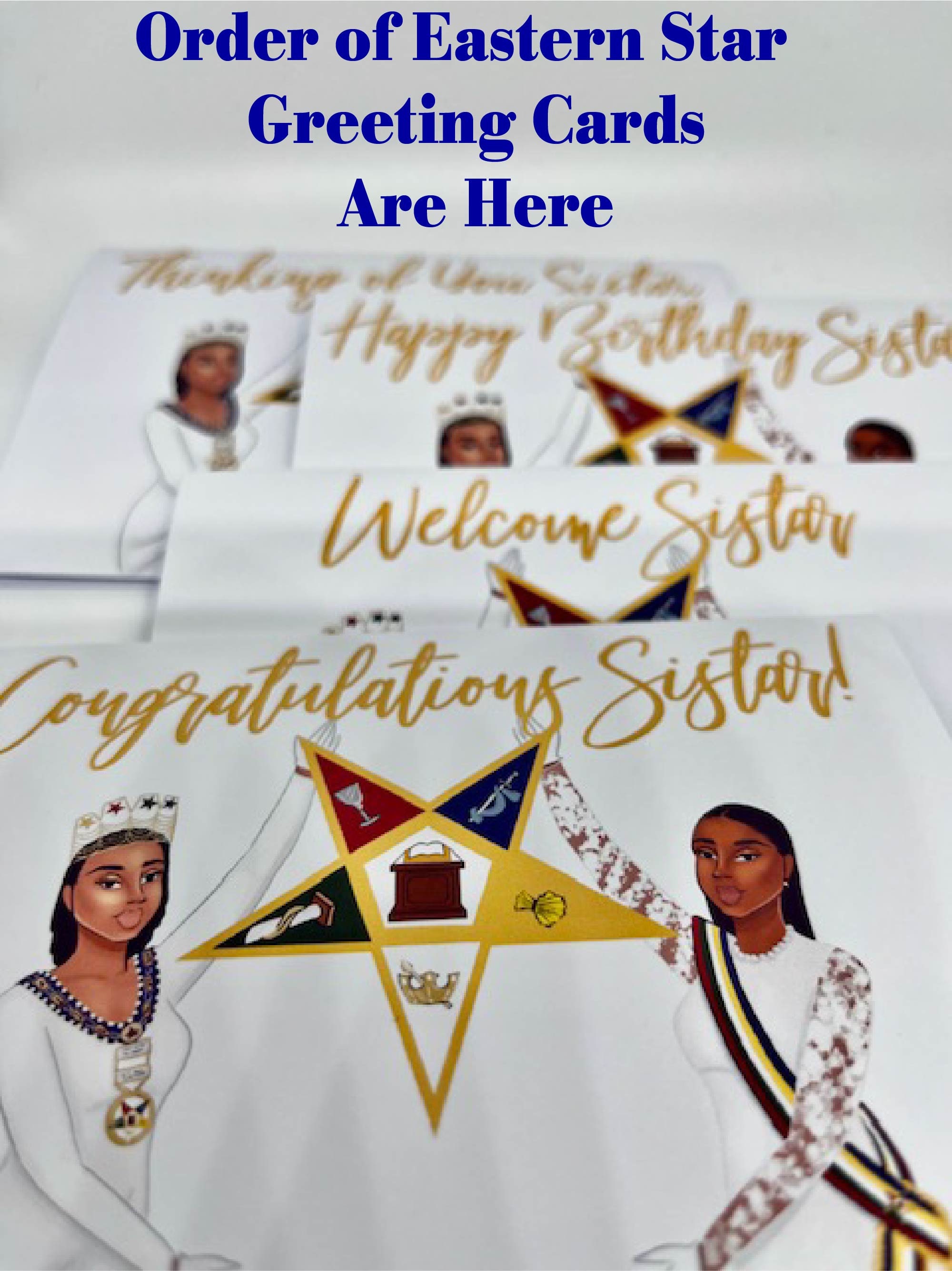 Order of the Eastern Star Inspired Cards OES Card 3 1/2 X 5 Etsy