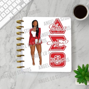 Delta Sigma Theta Inspired Planner Cover Set, 1913, Planner cover for your Erin Condren Planner, Happy Planner, laminated planner cover