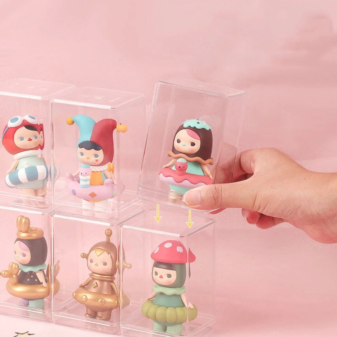 Stackable Clear Acrylic Popmart Blind Box Storage Display Case Etsy
