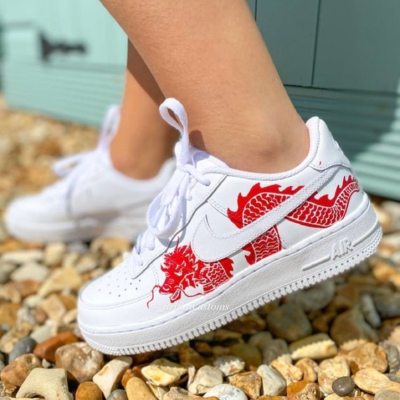 red custom air forces