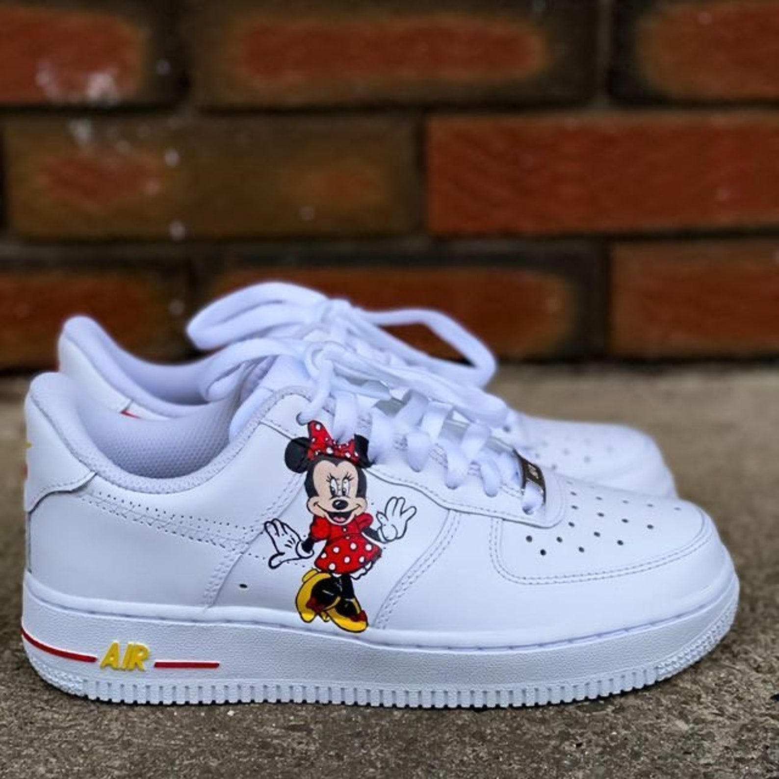 Custom Air Force 1 Disney Inspired Cartoon Animated Mickey | Etsy