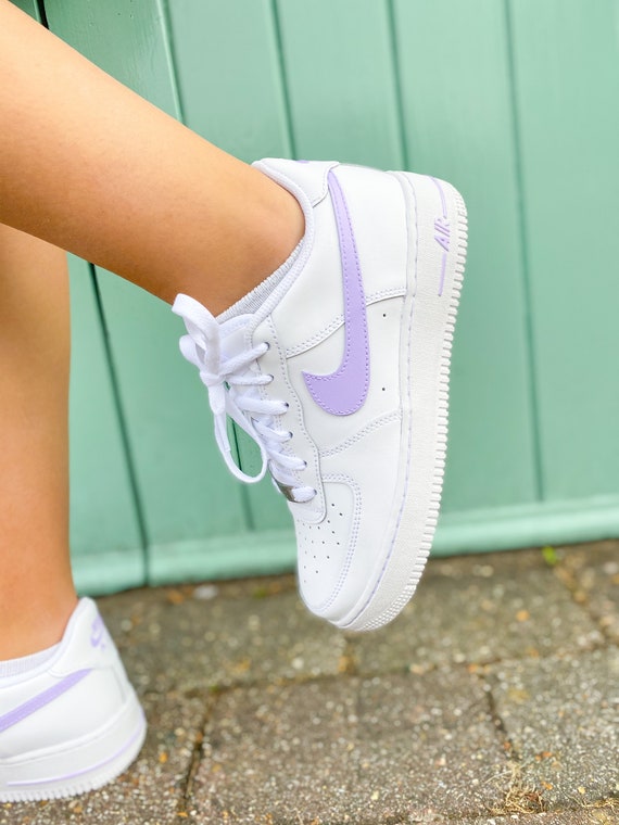 matte blue air force ones