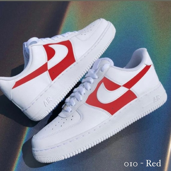 matte red air force 1