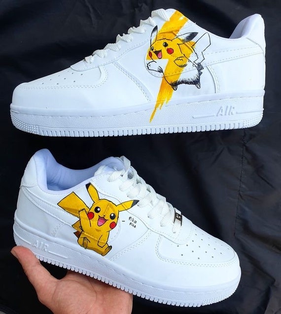 Custom Air Force 1 Pokemon Pikachu Sneaker Schuh trainer | Etsy Österreich