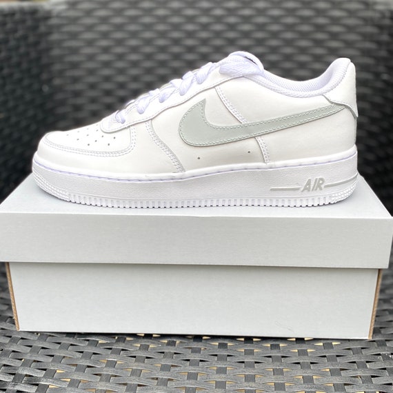 matte blue air force ones