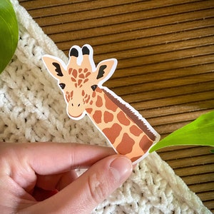Giraffe Sticker | Animal Sticker | Zoo Animal | Waterproof Sticker
